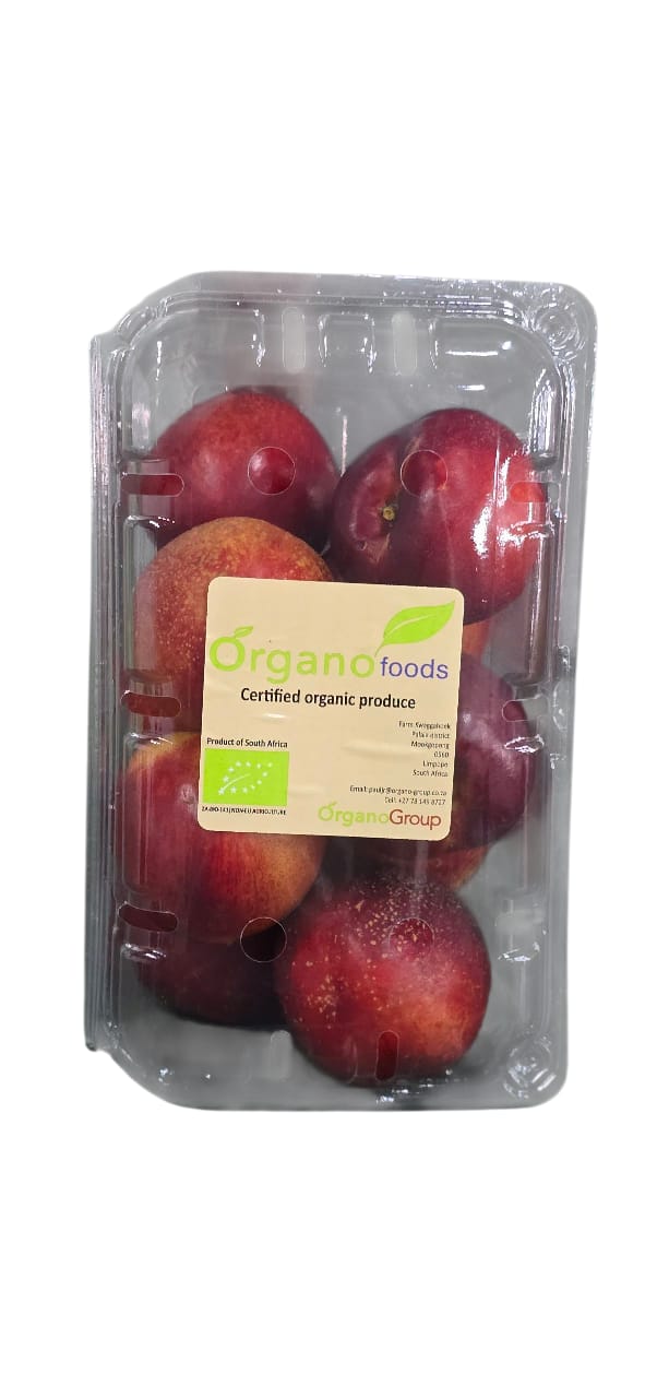 Organic Nectarines 6 x 600g box