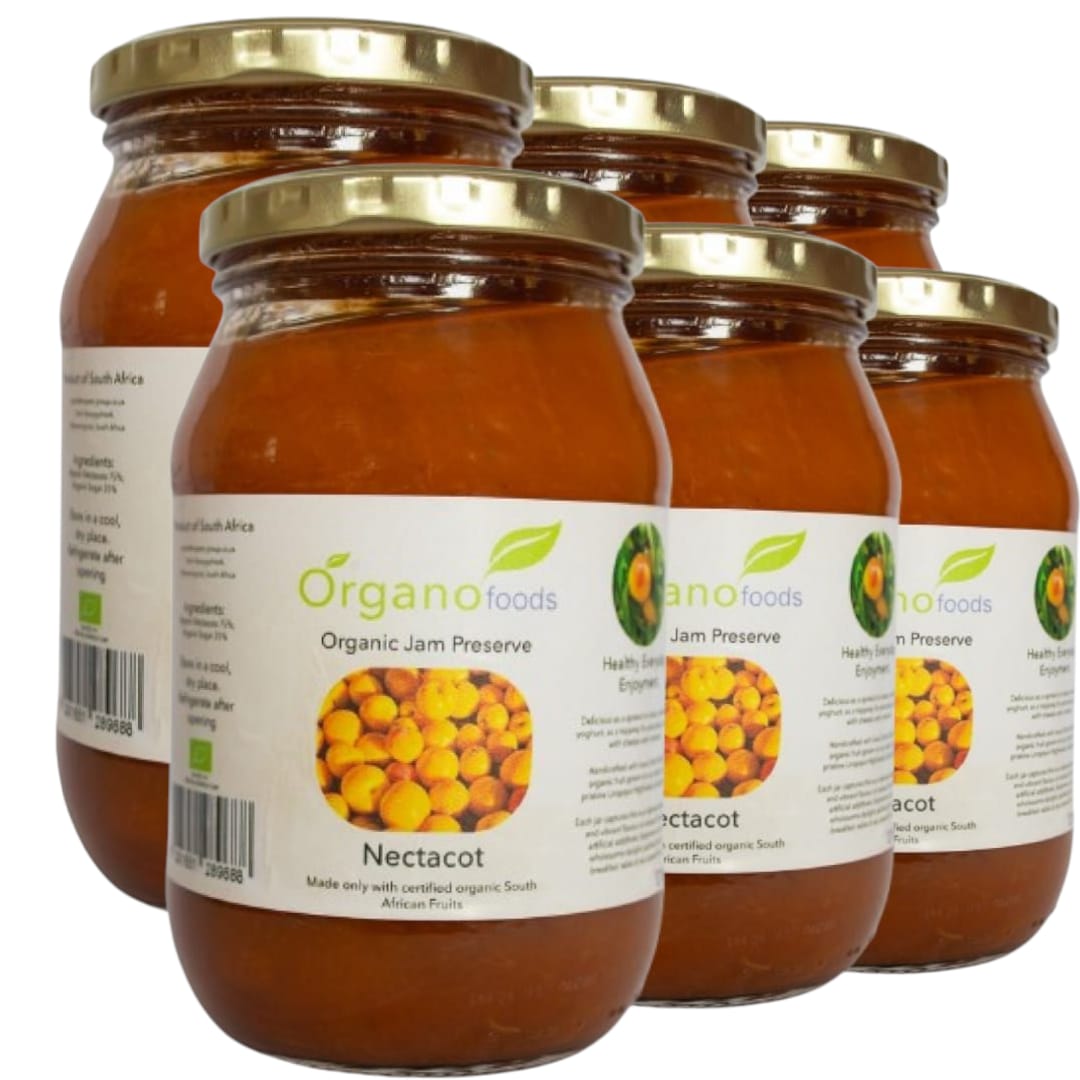 Organic Nectacot jam 6 x 375ml