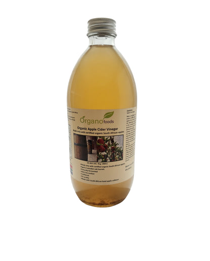 Organic Apple cider vinegar 500 ml unfiltered with the mother