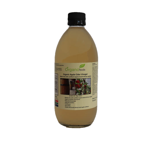 Organic Apple cider vinegar 500 ml unfiltered with the mother